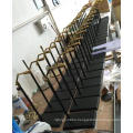 High Grade Brushed Steel Bag Rack Shelfs